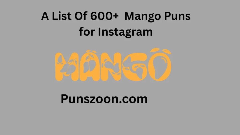 Mango Puns for Instagram