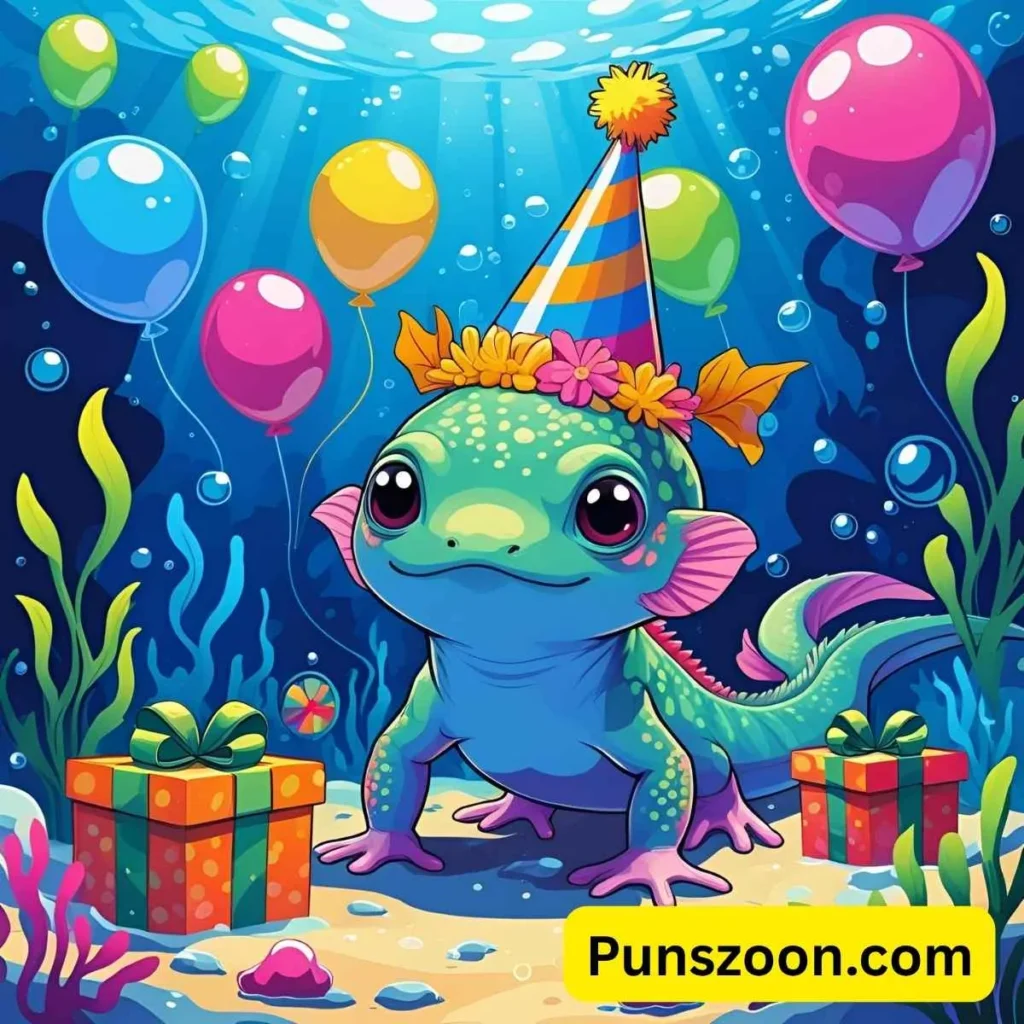  Axolotl Birthday Puns