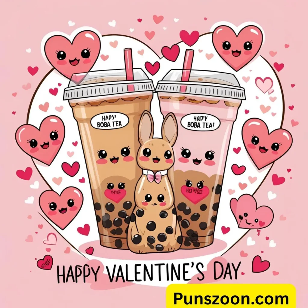 Boba Puns Valentines