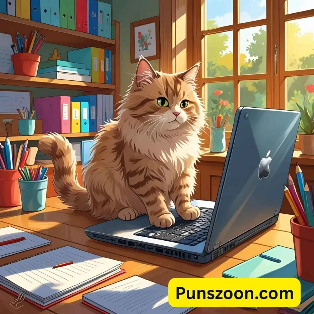 Cat Computer Puns