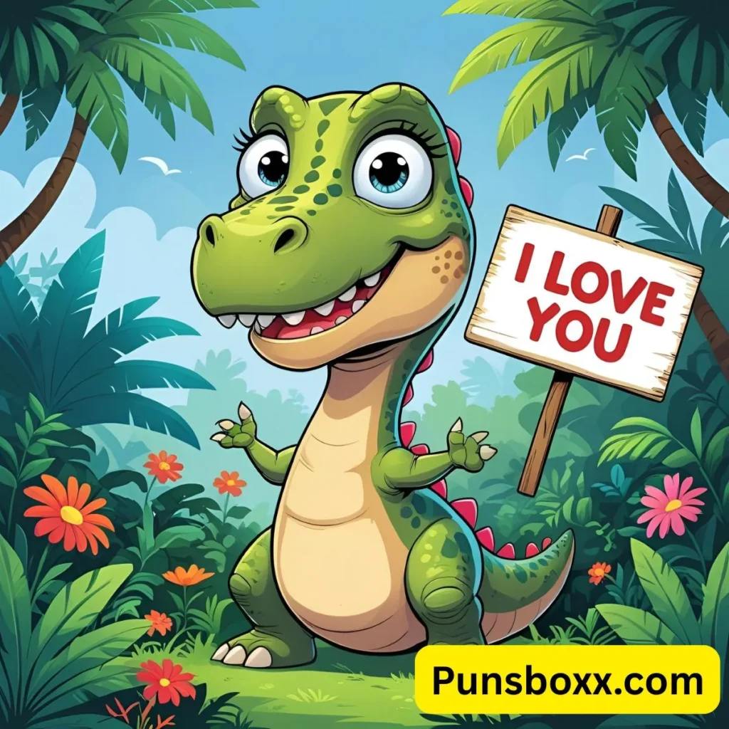 Dinosaur I Love You Puns
