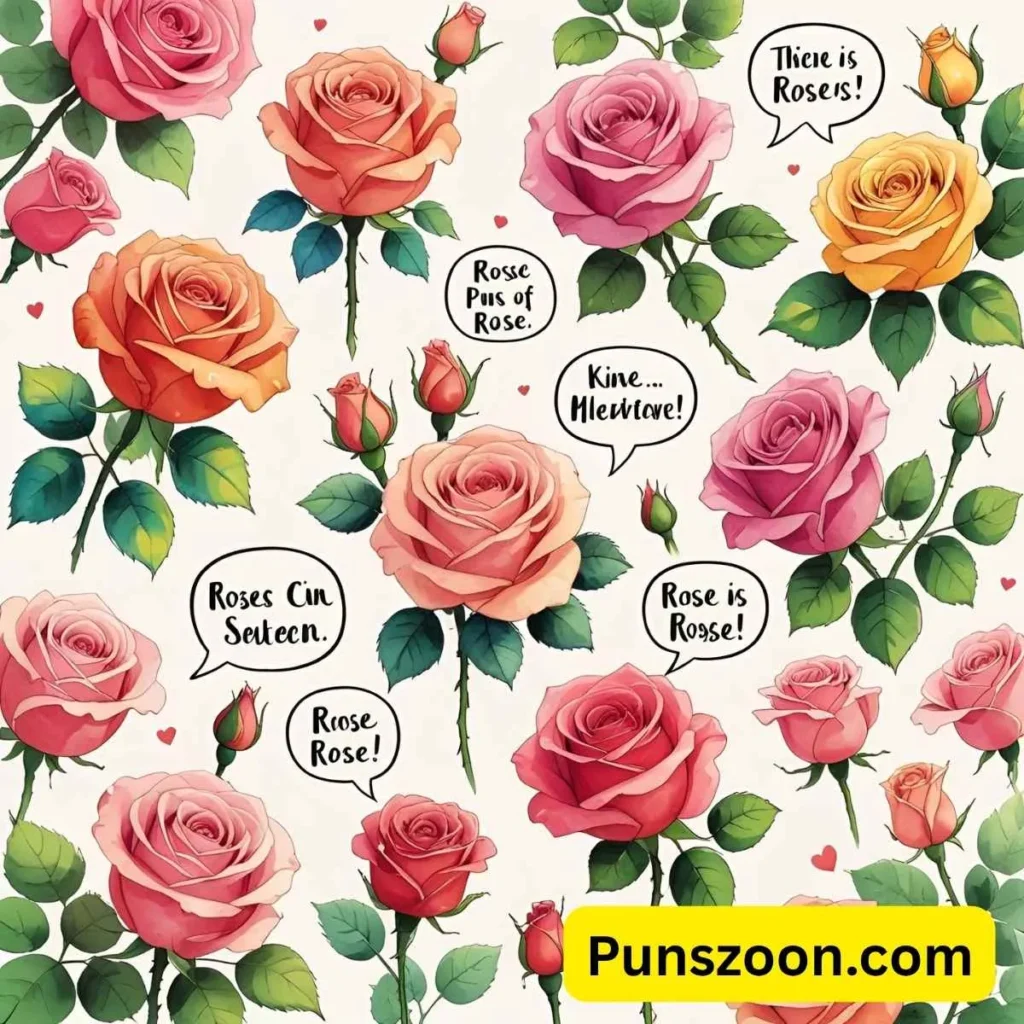 Rose Puns Captions