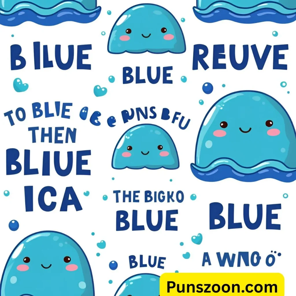 Short Blue Puns