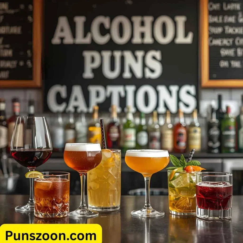 Alcohol Puns Captions