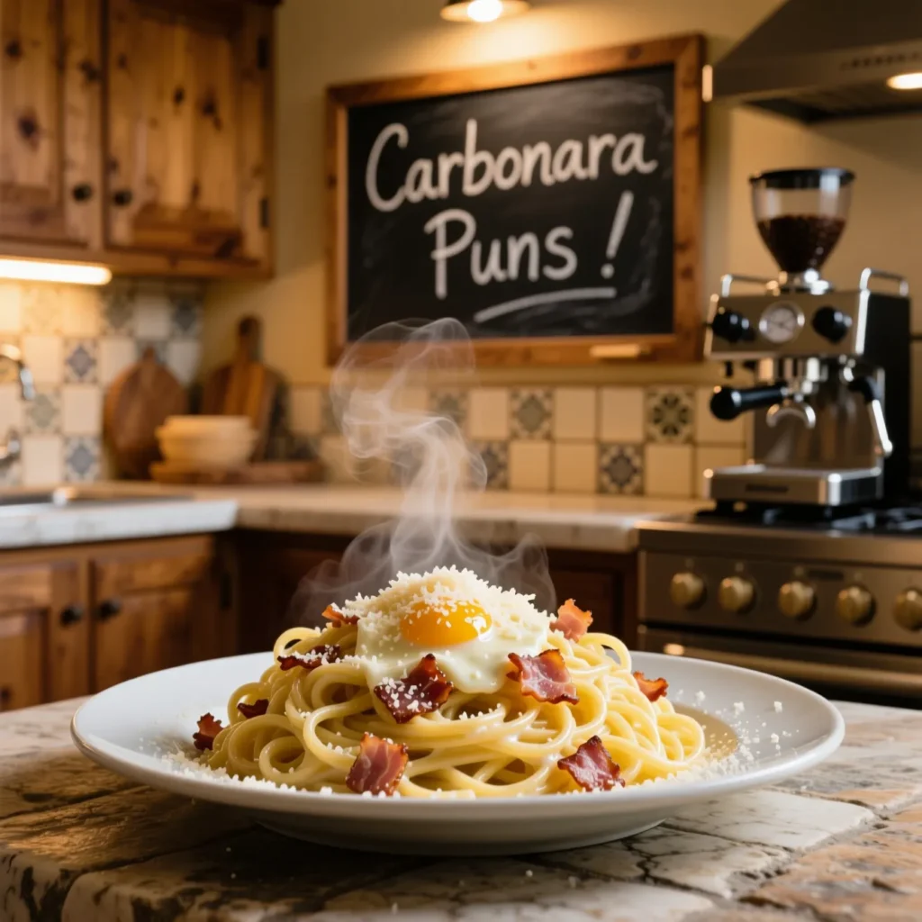 Carbonara Puns