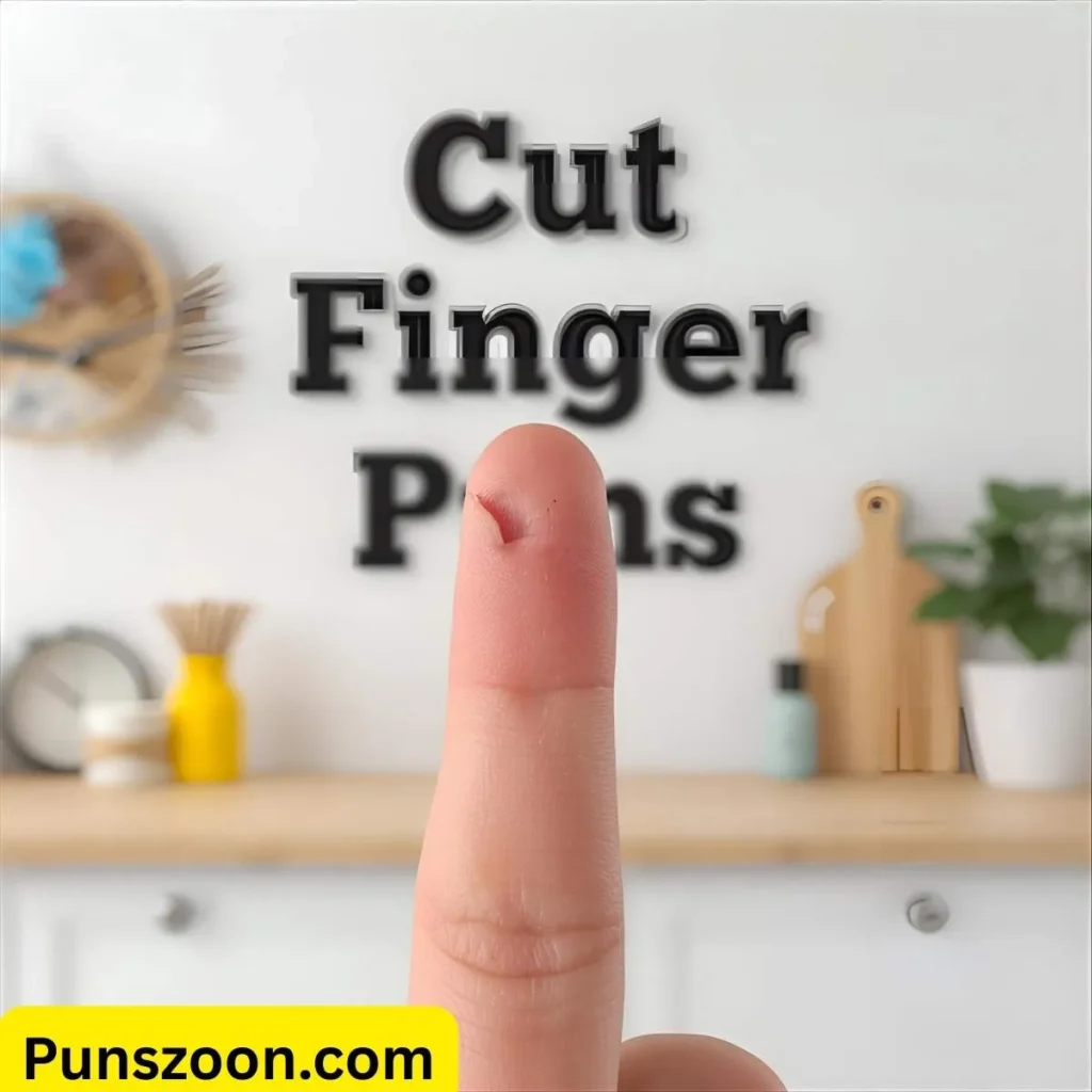Cut Finger Puns