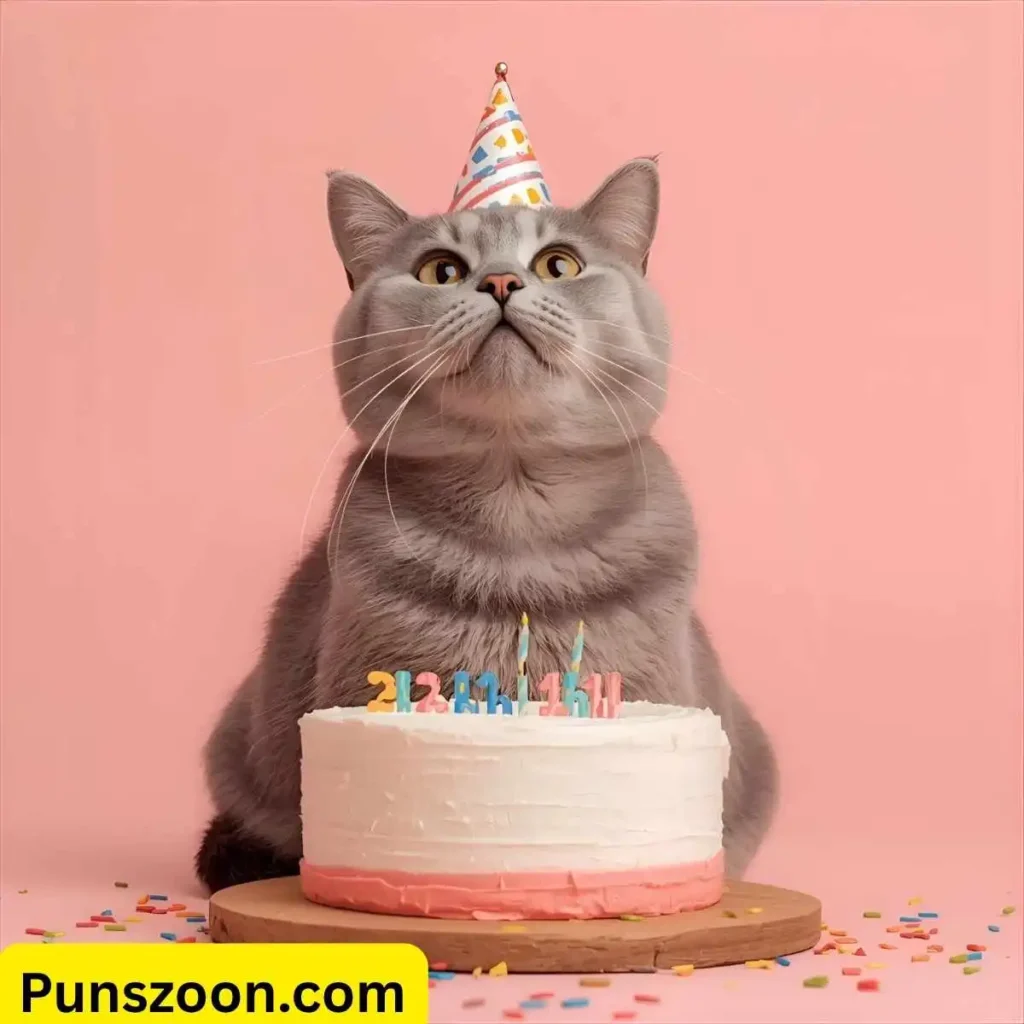 Cat Birthday Puns