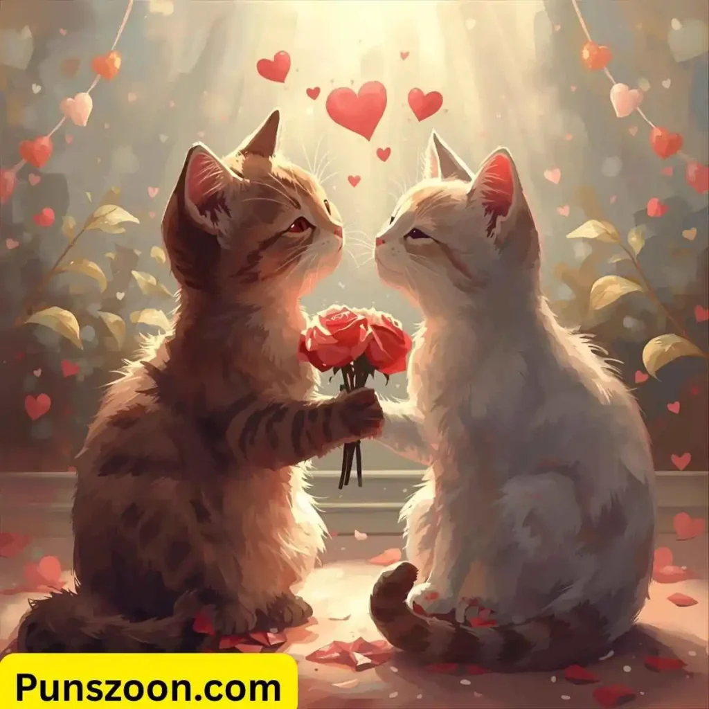 Cat Valentines Puns