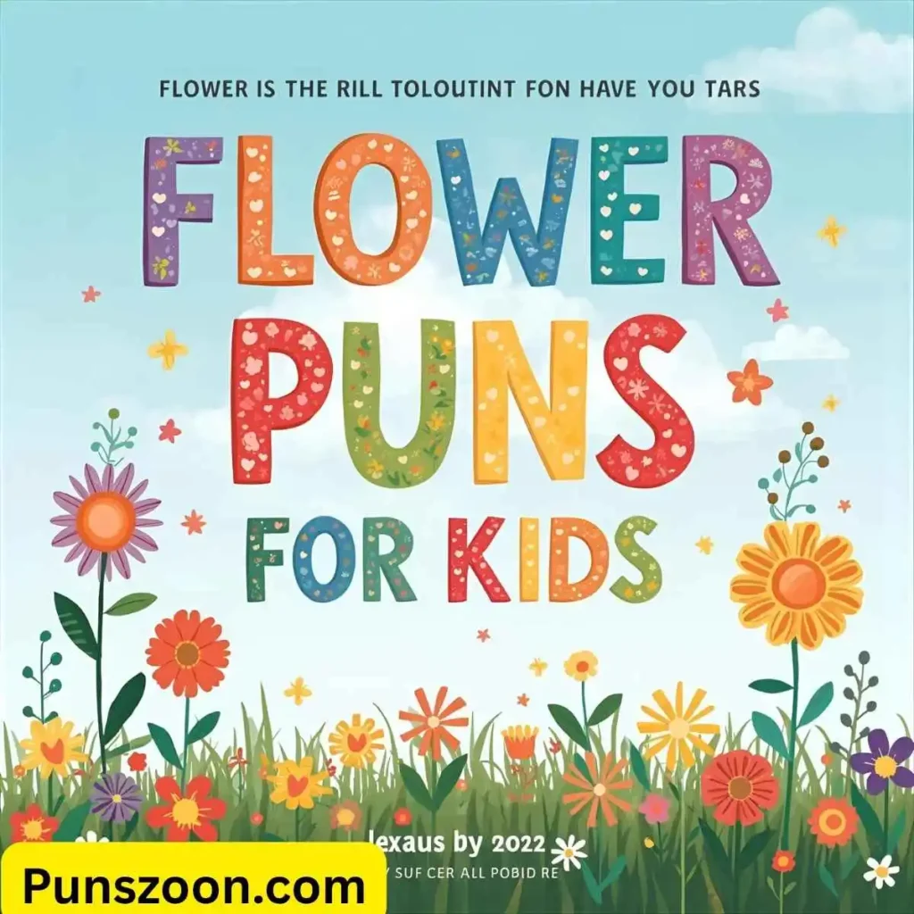 Flower Puns for Kids