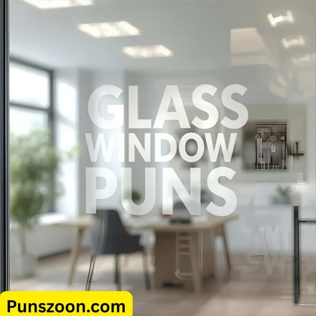Glass Window Window Puns