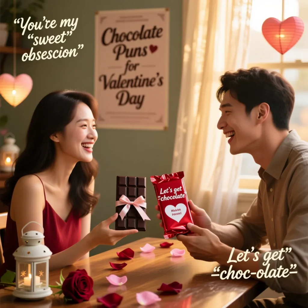 Chocolate Puns for Valentine's Day