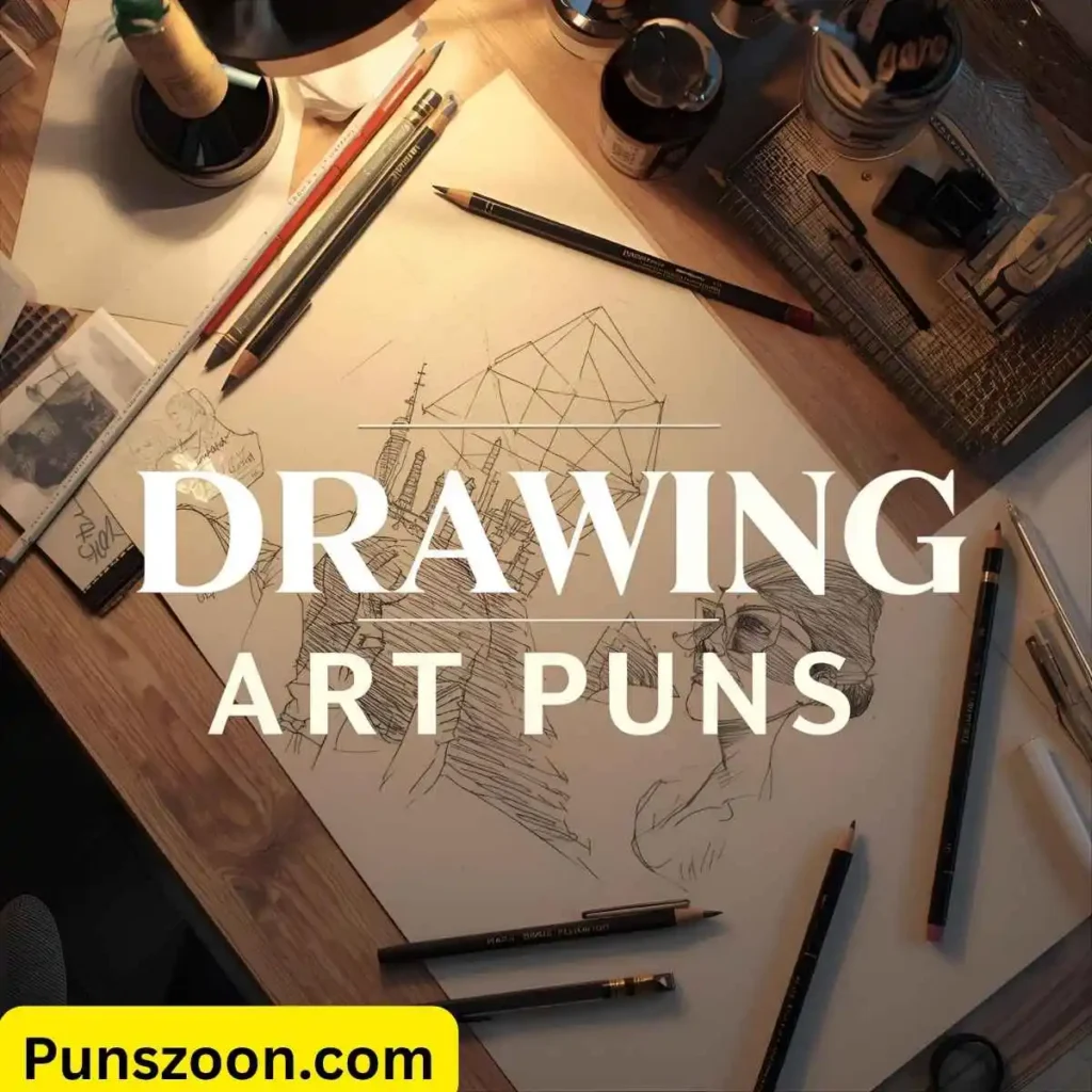 Drawing Art Puns