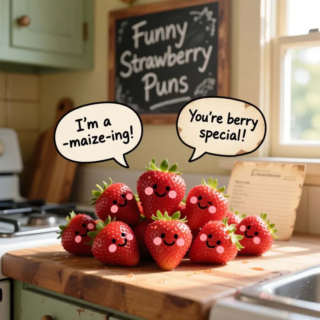 Funny Strawberry Puns
