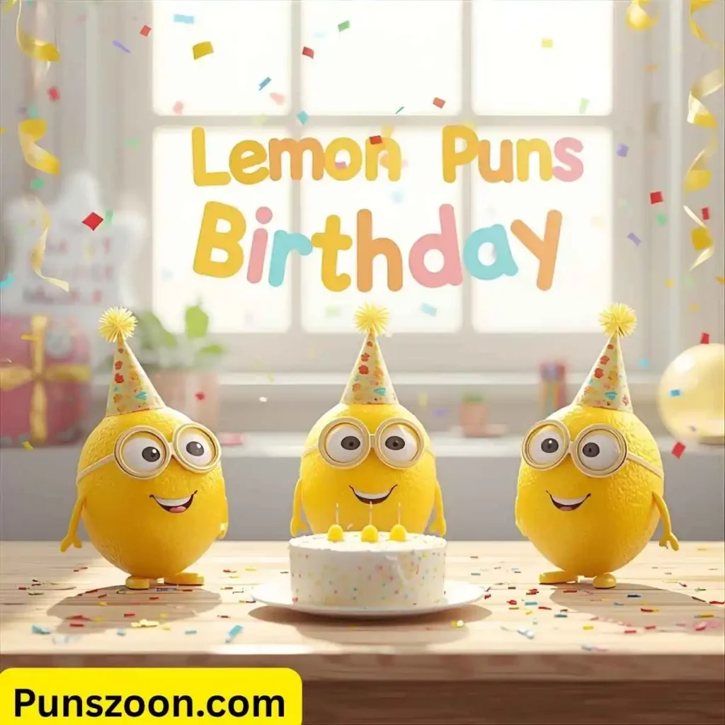 Lemon Puns Birthday