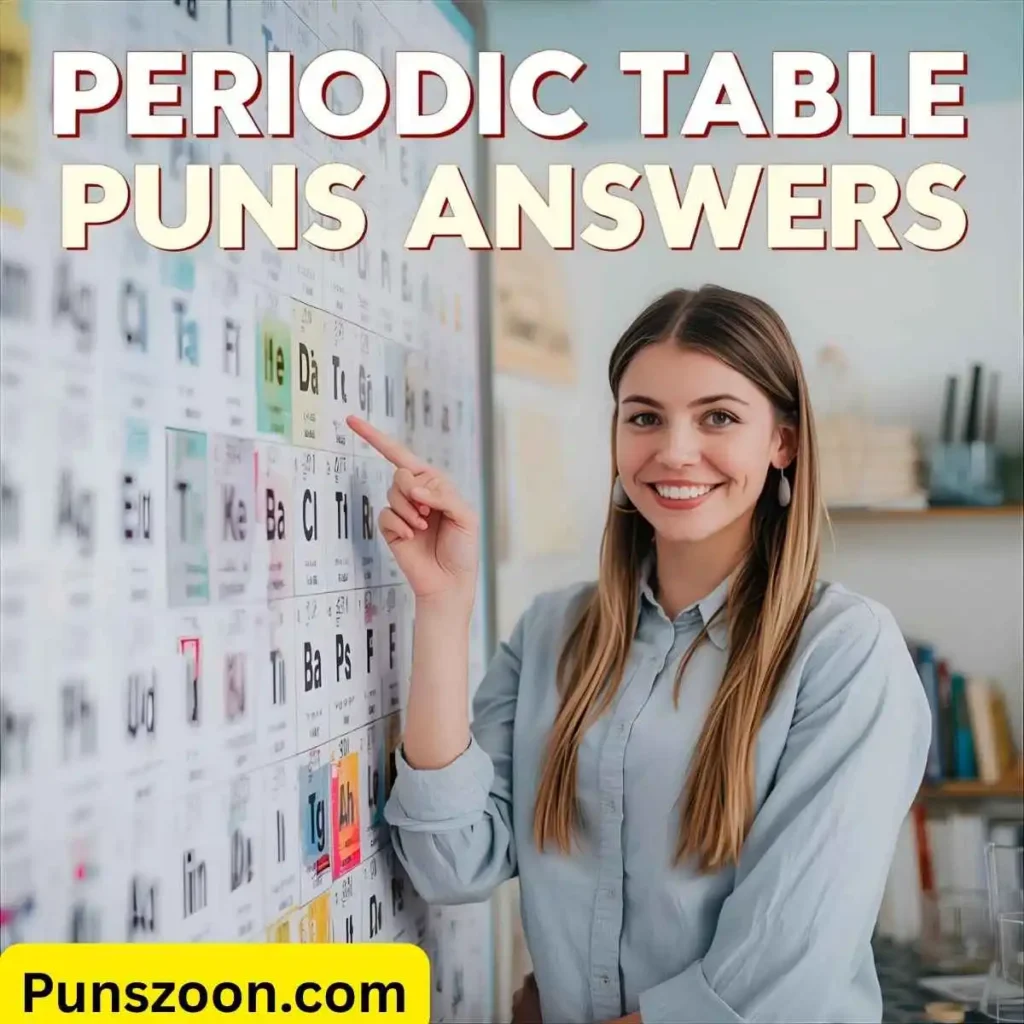 Periodic Table Puns Answers