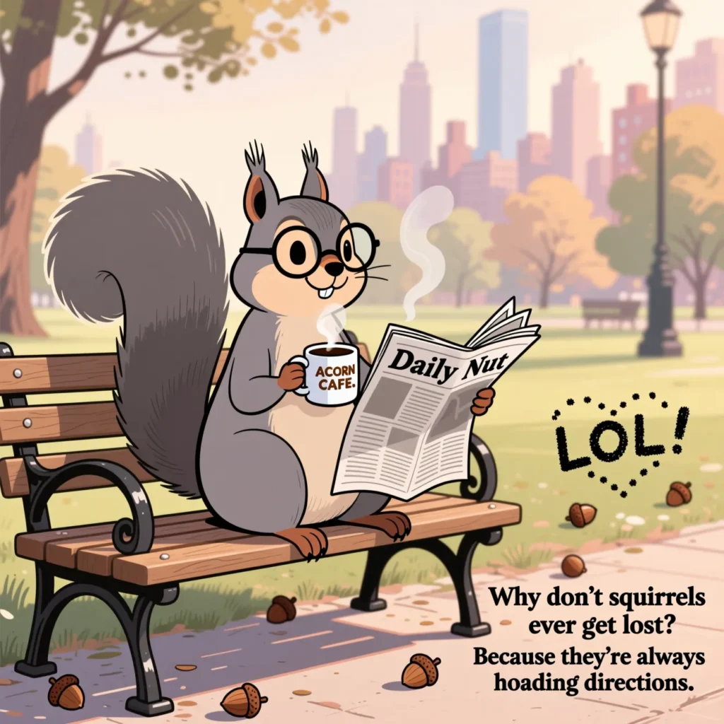 Squirrel Jokes for Adults