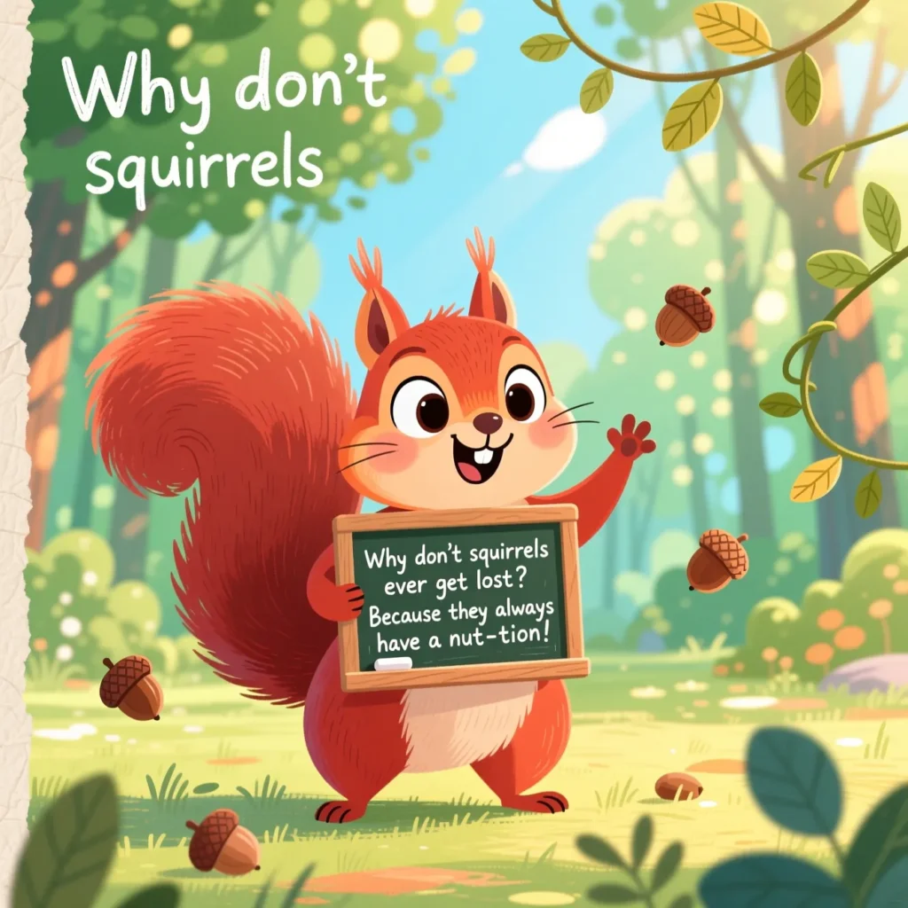 Squirrel Jokes for Kids